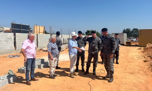 Obras do futuro Batalhão de Ações com Cães em VR avançam 